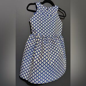 Pippa & Julie Blue and White Formal Dress